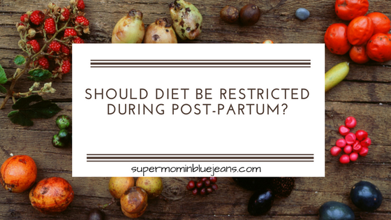 post partum diet