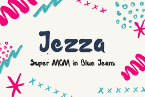 super mom in blue jeans